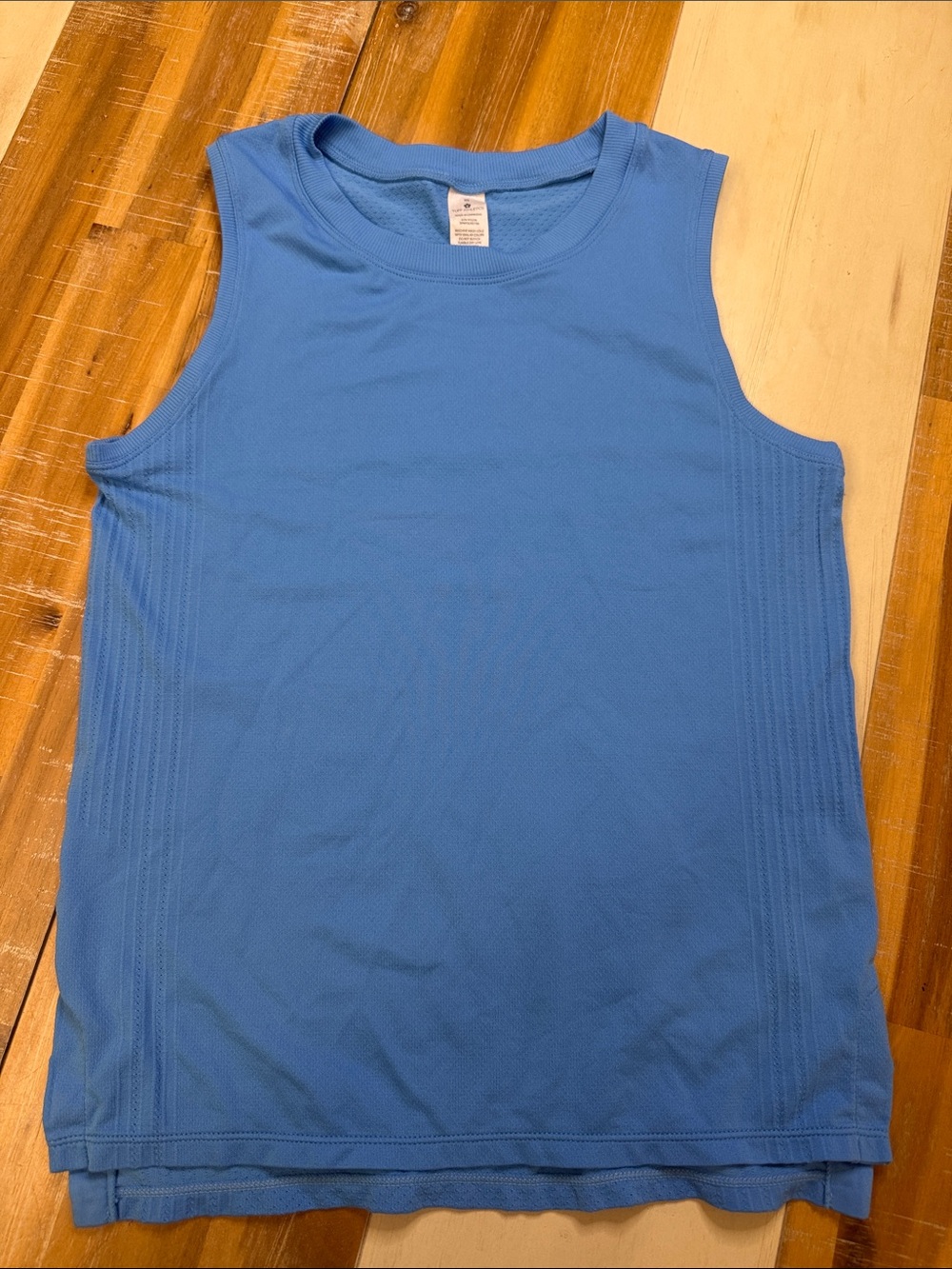 Tuff Athletics Blue Athletic Tank Top